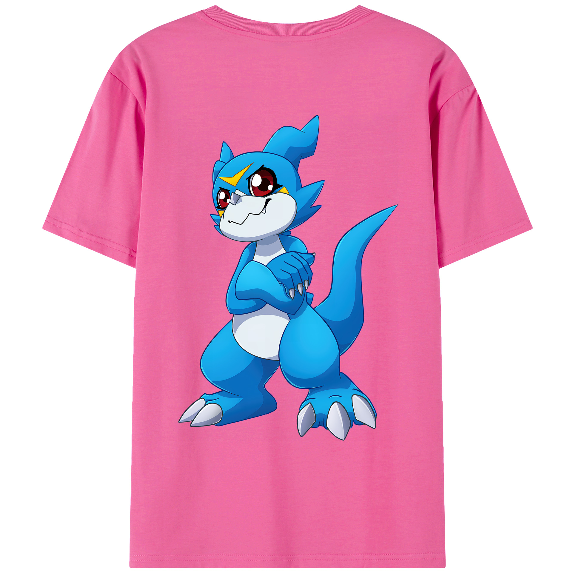 （画像用） Digimon デジタルモンスター/デジモン レディース半袖Tシャツ(バックプリント)